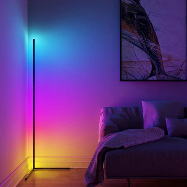 Smart RGB LED Corner Lamp Remote & Phone App Control - Medaid International