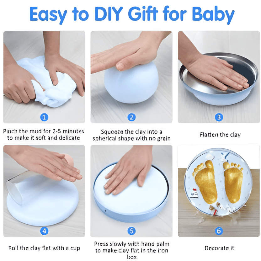 DIY Baby Handprint & Footprint