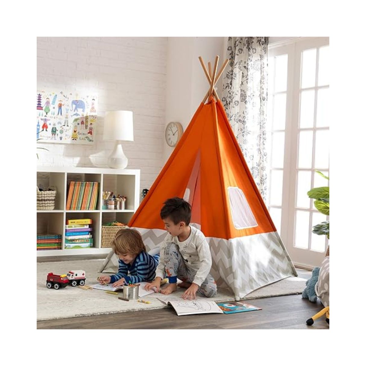 Deluxe Play Teepee - Orange By KIDKRAFT - Medaid International