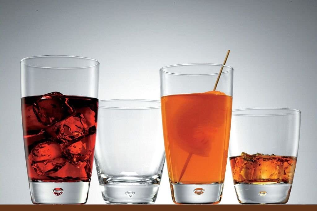 Bormioli rocco luna beverage glass set of 6 - 34cl