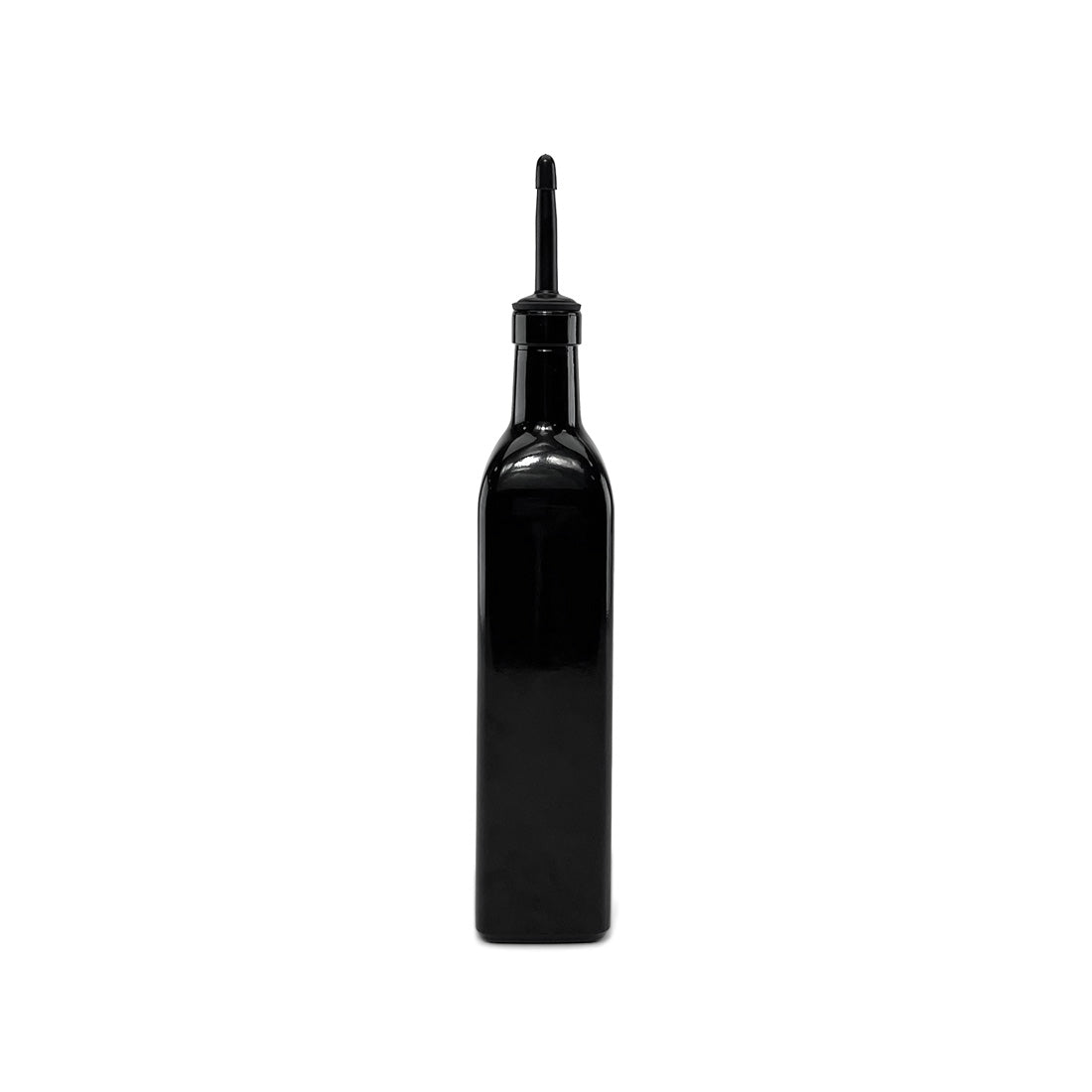 Oil & Vinegar Glass Bottle W/ Pourer - Black
