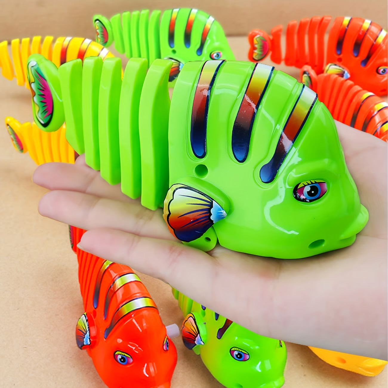 Wind-Up Wiggle Fish Toy - 2 PIECES