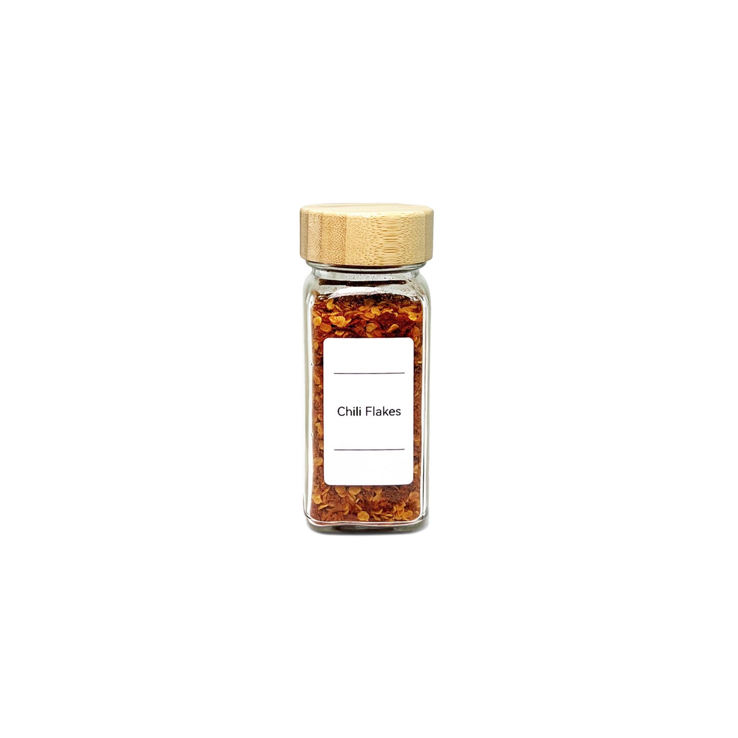 Spice Jar Shaker W/ Bamboo Lid - Small (Set of 12)