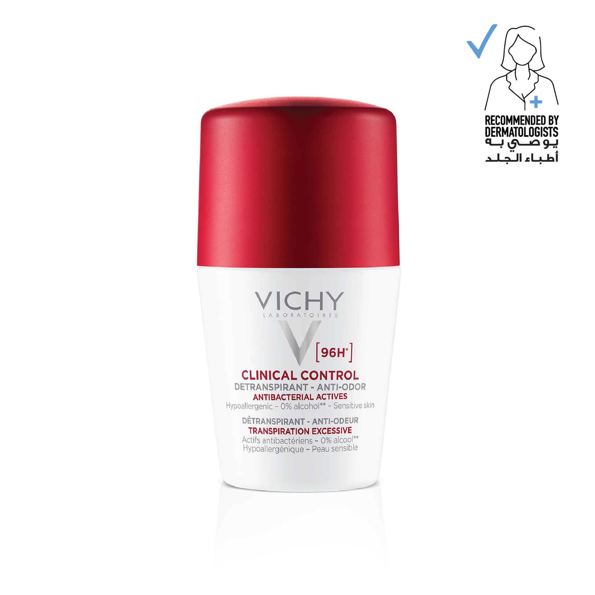 Vichy 96 Hour Clinical Control Deodorant For Women - 50 ML