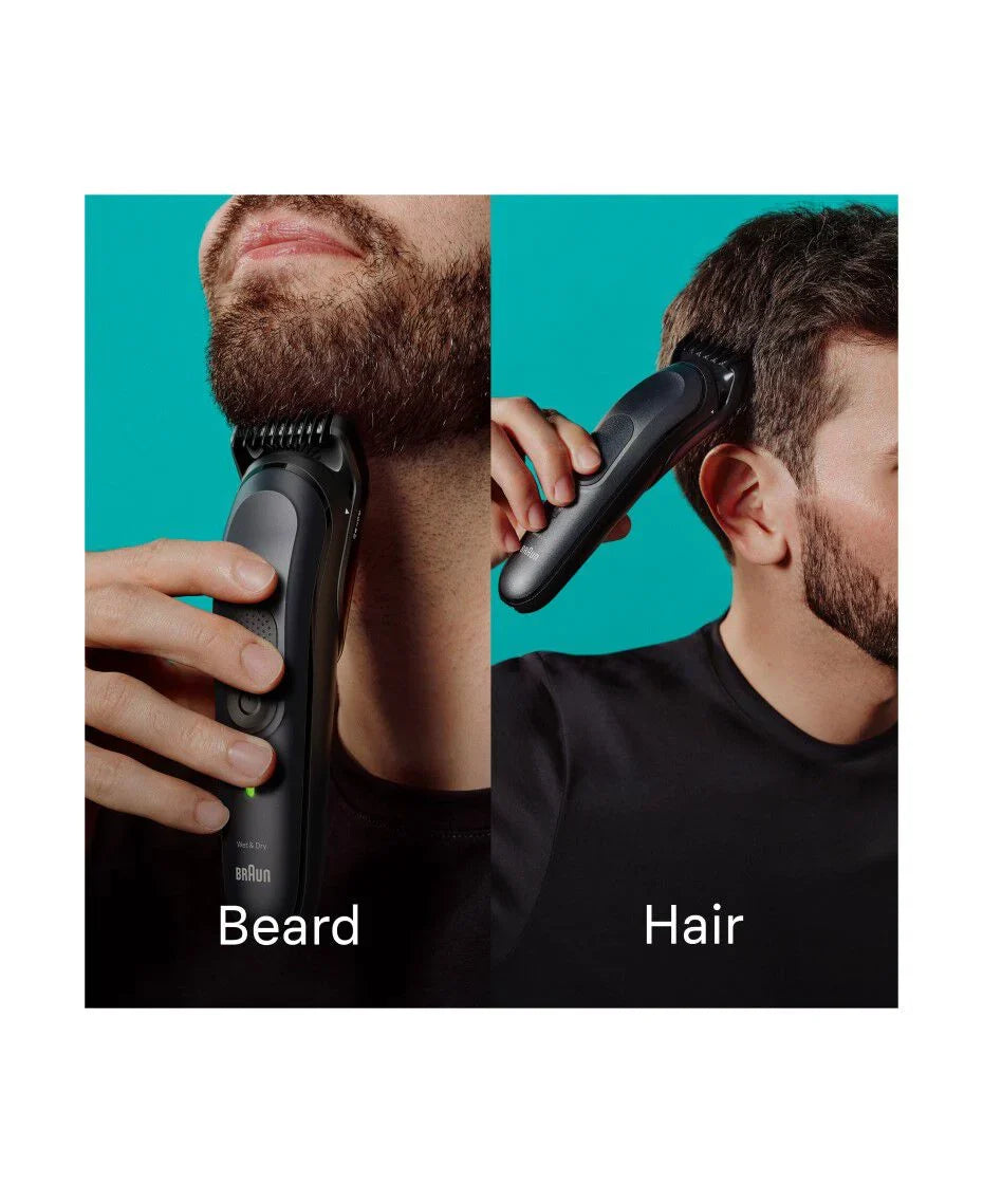 Braun Series 7 17-in-1 All-in-One Waterproof Style Grooming Kit with Premium Travel Case and Charging Stand