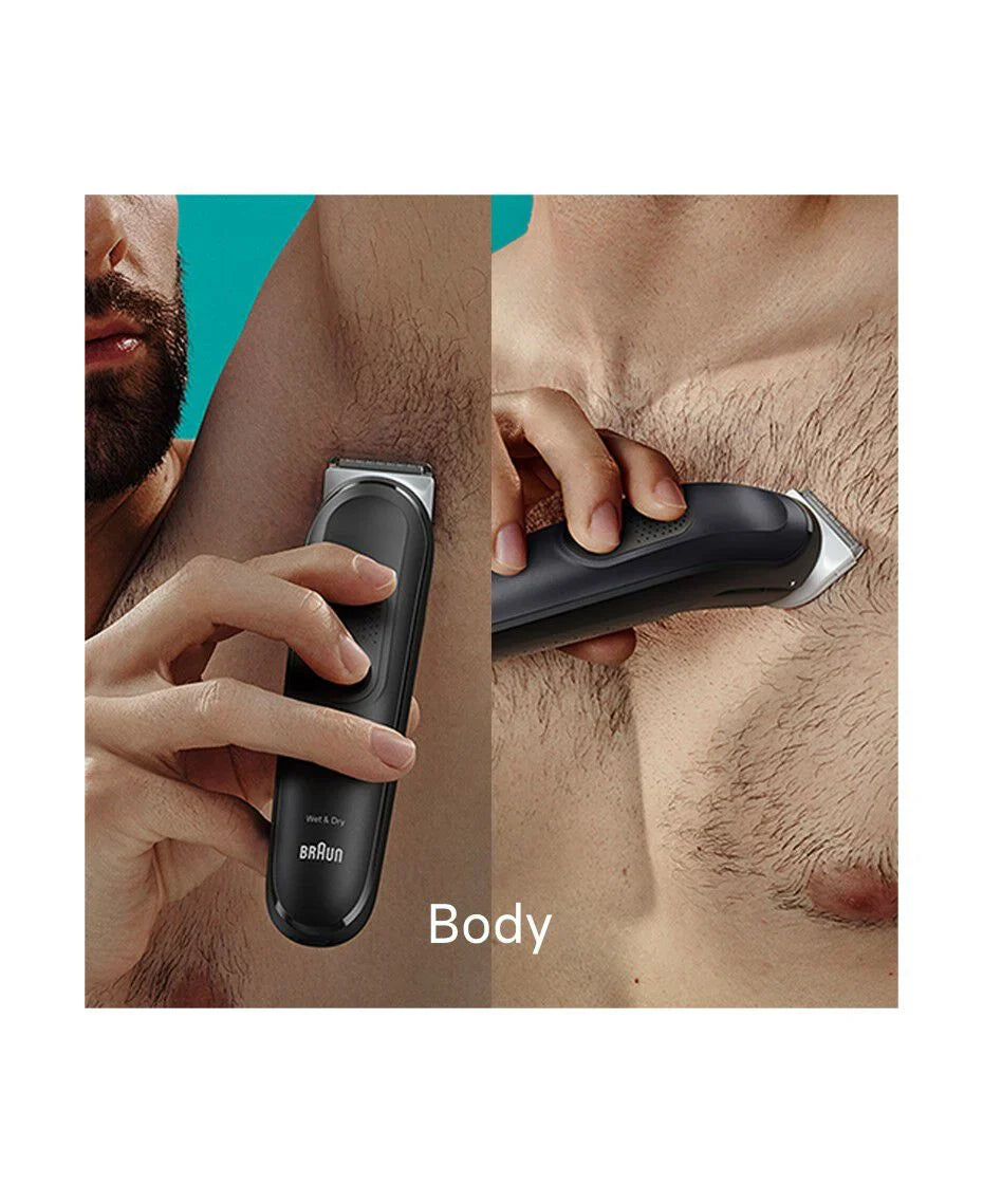 Braun Series 7 17-in-1 All-in-One Waterproof Style Grooming Kit with Premium Travel Case and Charging Stand