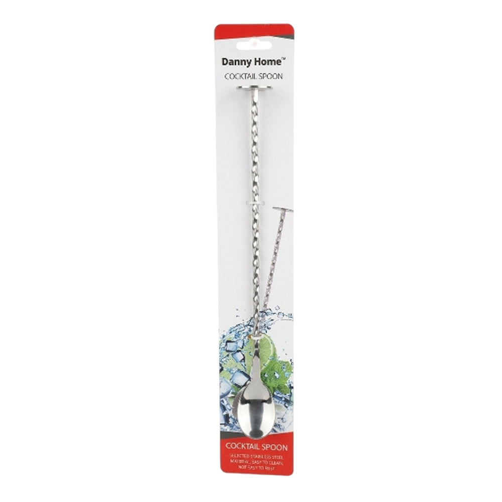 Danny Home Stainless Steel Cocktail Spoon 25.5cm for Bar-Tending