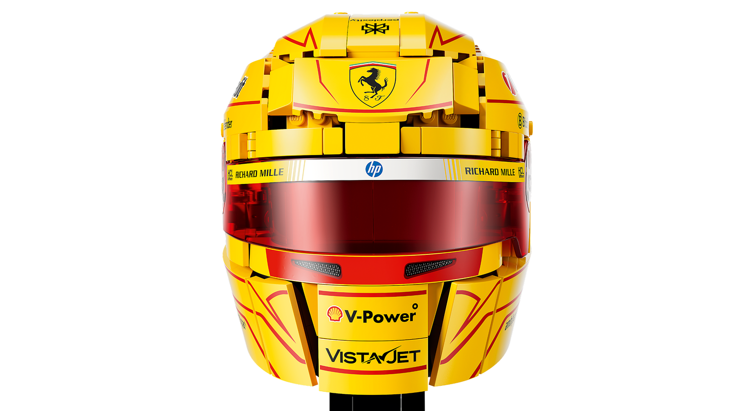 LEGO Scuderia Ferrari HP Lewis Hamilton Helmet (43022)