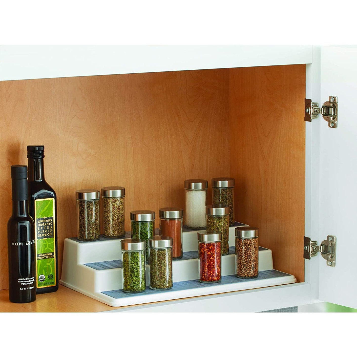 Three Levels Shelf for Cabinet Organization