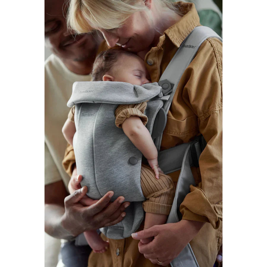 Babybjorn - Baby Carrier Mini Jersey 3D - Light Grey