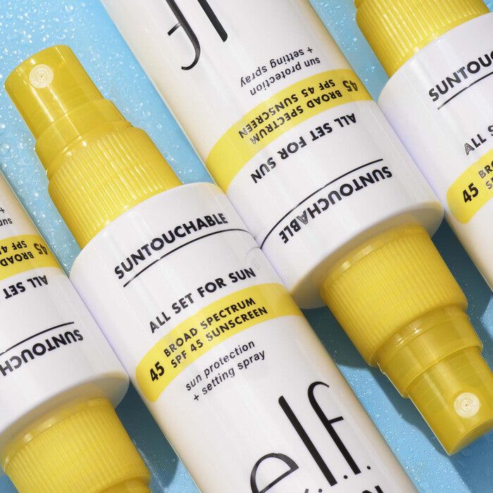 Elf All Set For Sun Spf 45 Sunscreen + Setting Spray 60ml