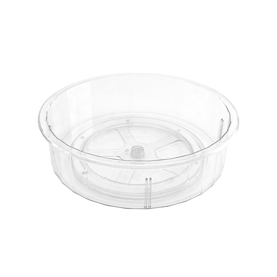 High Edge Clear Turntable W/ Dividers