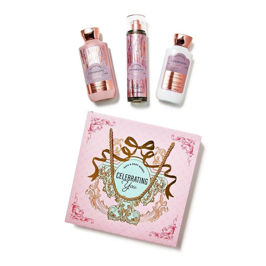 Bath And Body Works Champagne Toast Gift Box Set