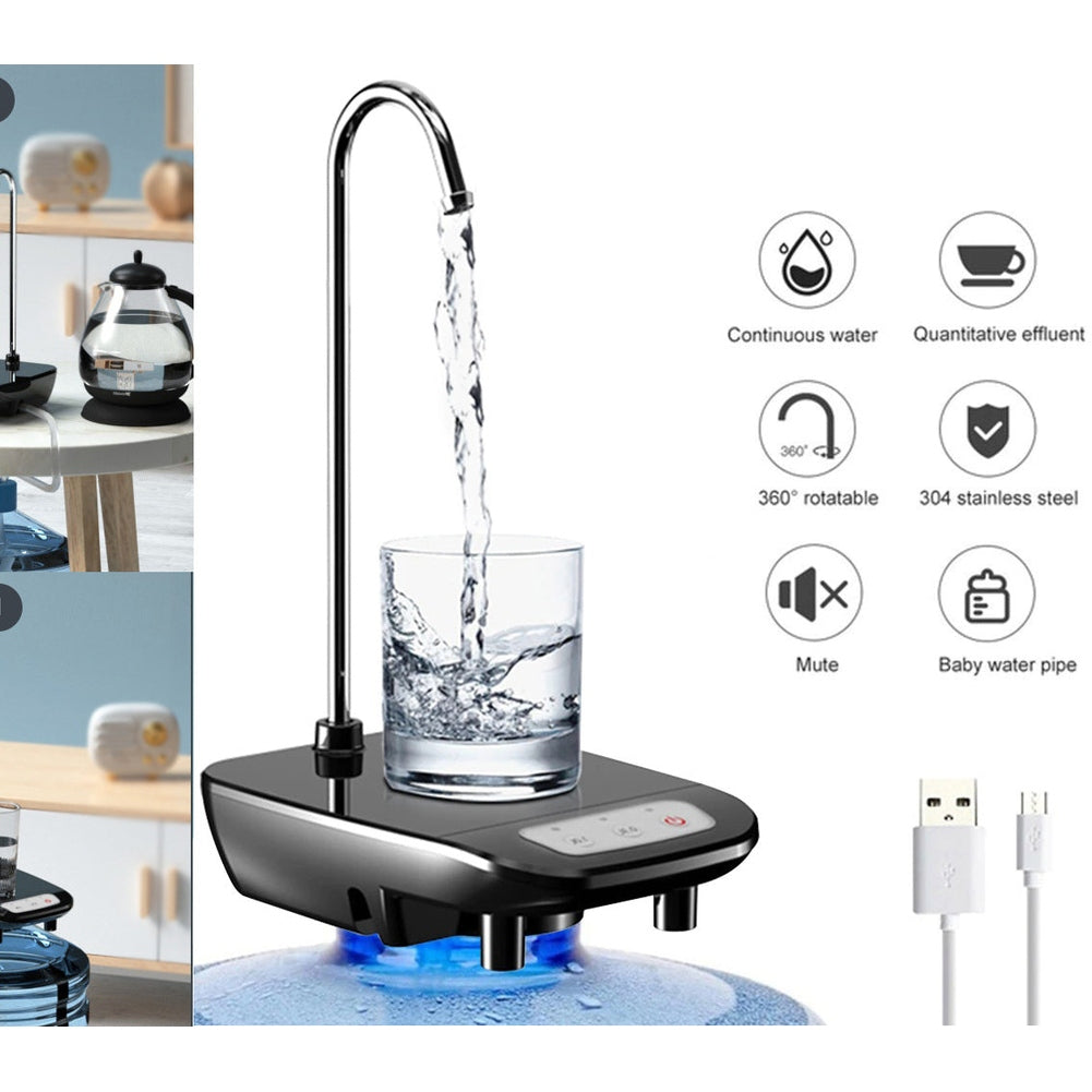 Electronic water pump with stand