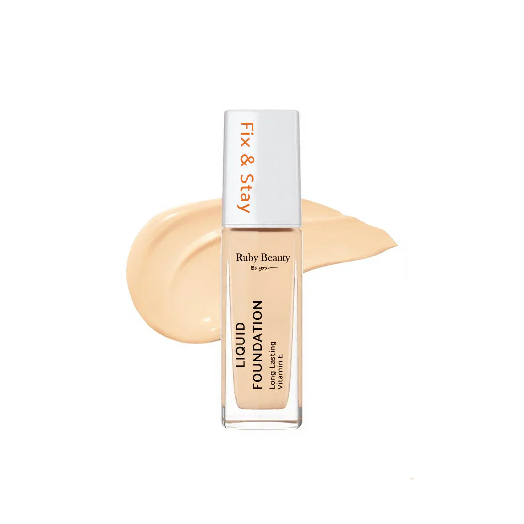 Ruby Beauty Fix & Stay Liquid Foundation RB-3028 - Medaid International