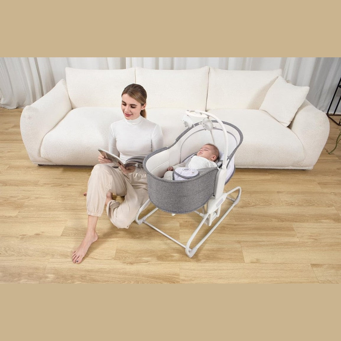Mastela 4 In 1 Cradle Automatic Electric Swing