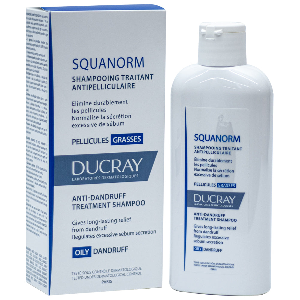 DUCRAY SQUANORM SHAMPOING PELLICULES GRASSES 200 ML