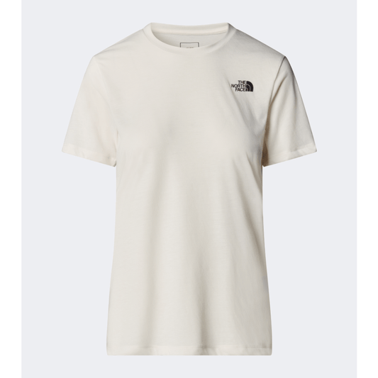The North Face Foundation Half Dome Ca Graphic Women Lifestyle T-Shirt White Dune - Medaid International