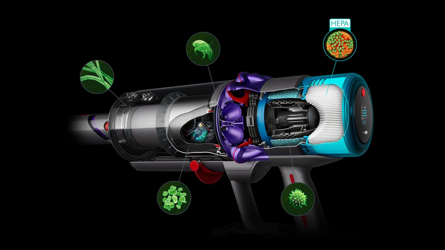 Dyson Gen5detect™ vacuum (Iron/Purple)