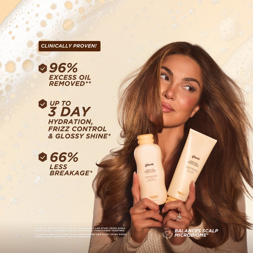 Gisou Honey Gloss Ceramide Therapy Hydrating Conditioner-200ML