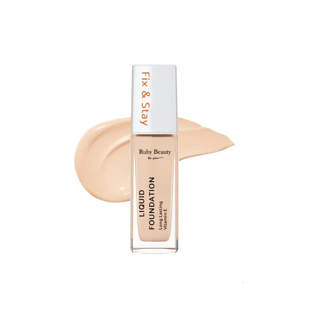 Ruby Beauty Fix & Stay Liquid Foundation RB-3028 - Medaid International