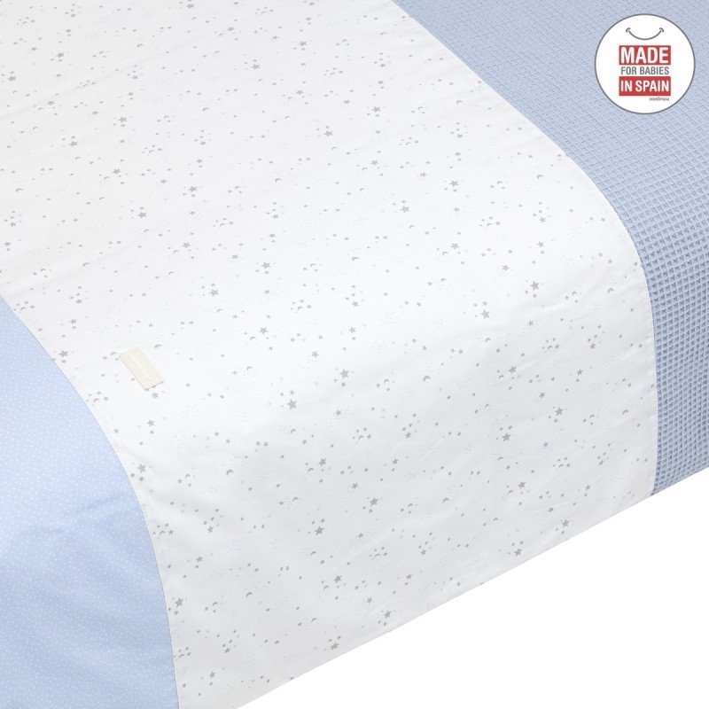 Cambrass Bedding Set 4 Piece Astra Grey Cotton Crib Set