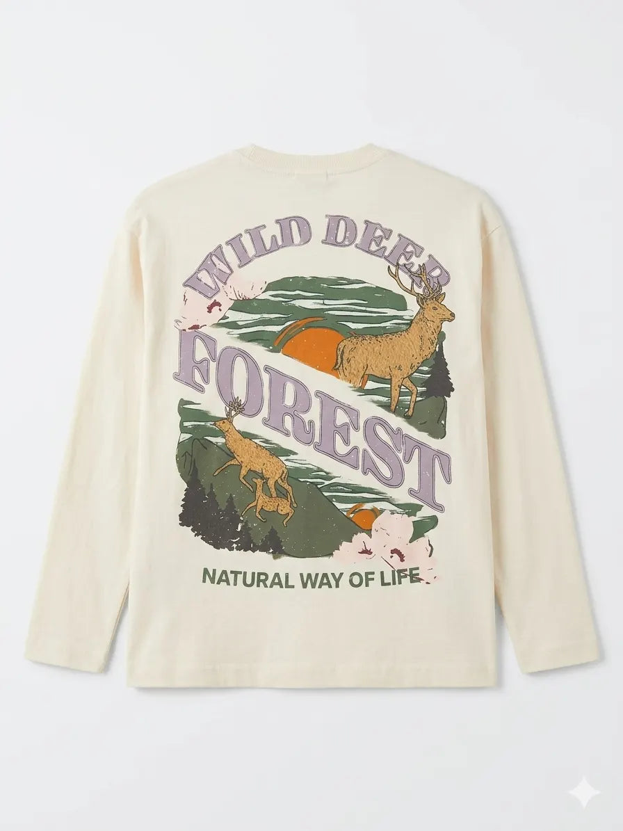 Zara Girl's Off White Printed Blouse | Zara In Lebanon