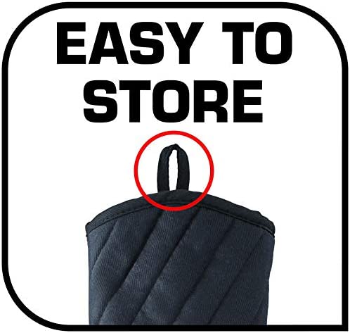 TEFAL Comfort Kitchen Gloves Black/Grey