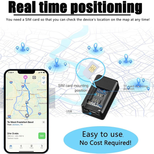 Qayra™️ Mini GPS Magnetic Device Spy Tracker