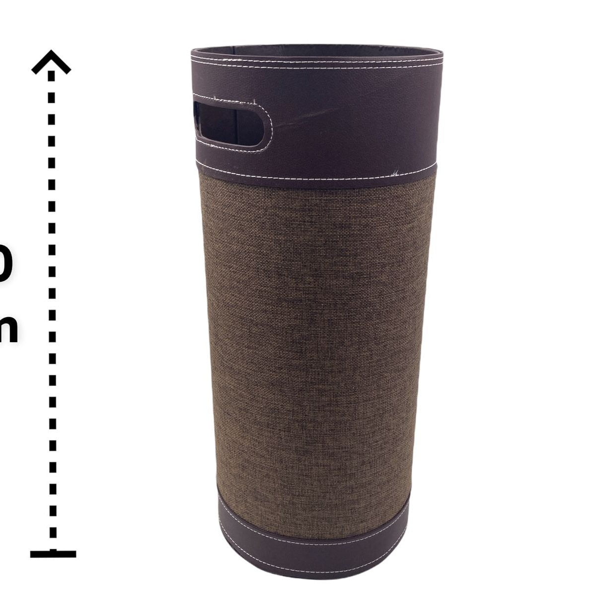 Leather with Fabric Umbrella Stand