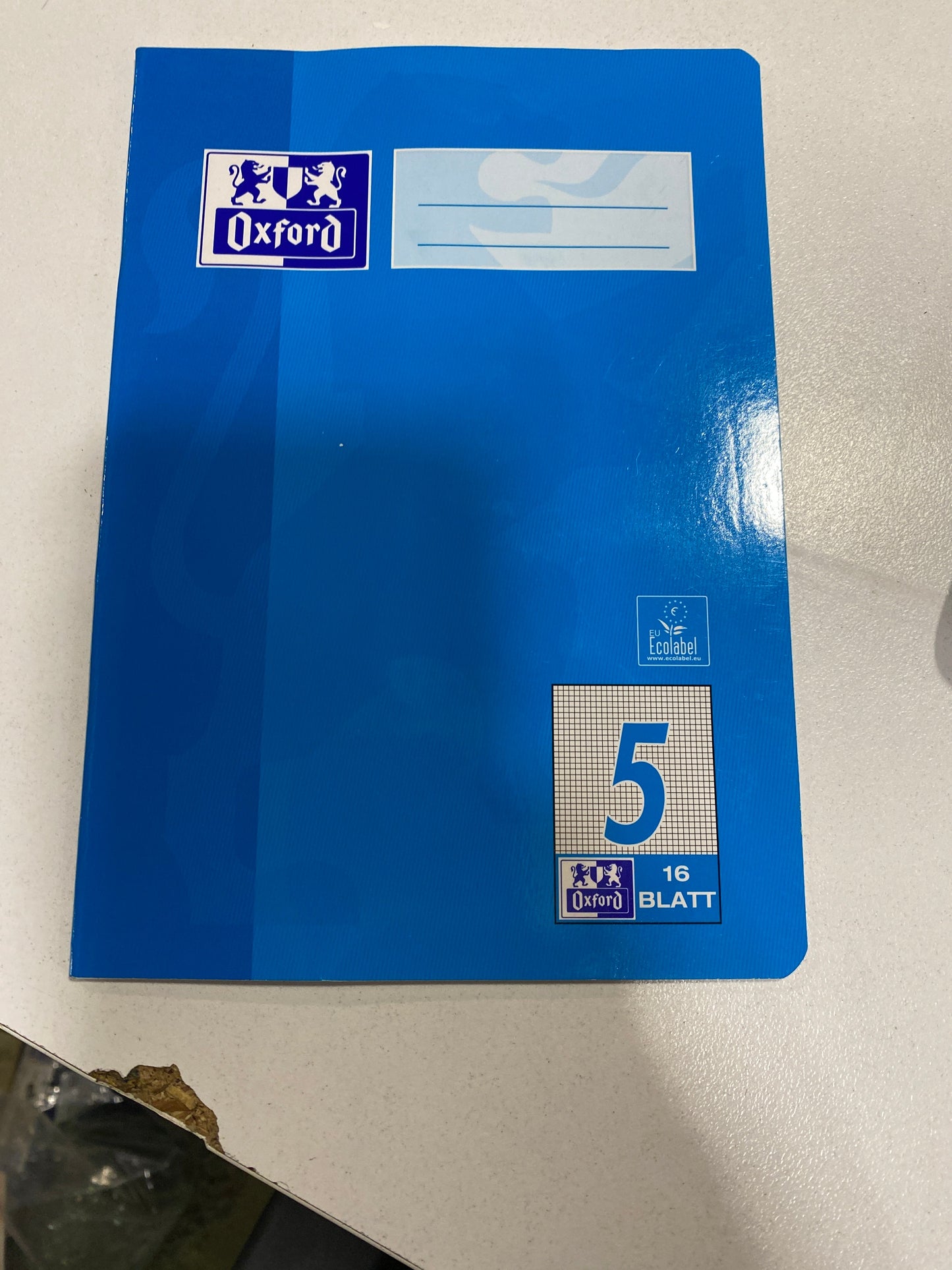 Oxford A5 Blue Grid Notebook | Oxford In Lebanon