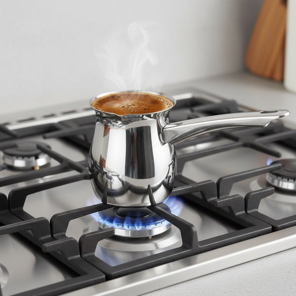 Stainless Steel Turkish Coffee Pot Size:7 – 350 ml