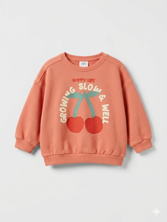 Zara Girl's Coral Printed Blouse | Zara In Lebanon