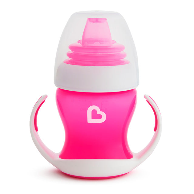 Munchkin 4oz Gentle Transition Cup Pink Sippy