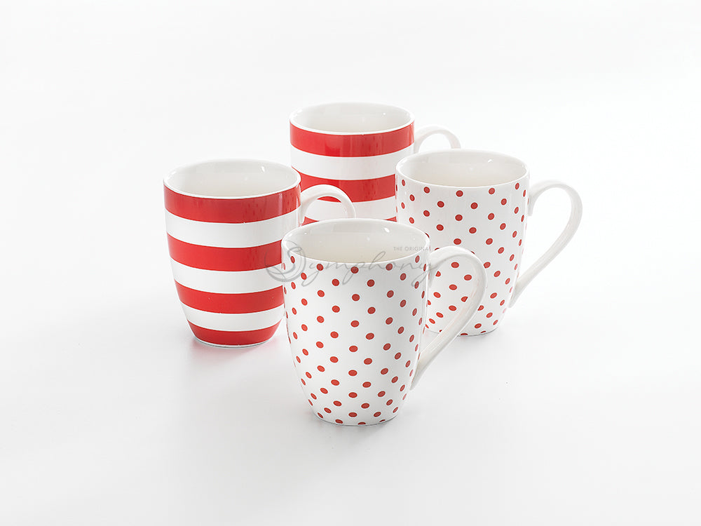 Symphony red white set of 4 - 30cl
