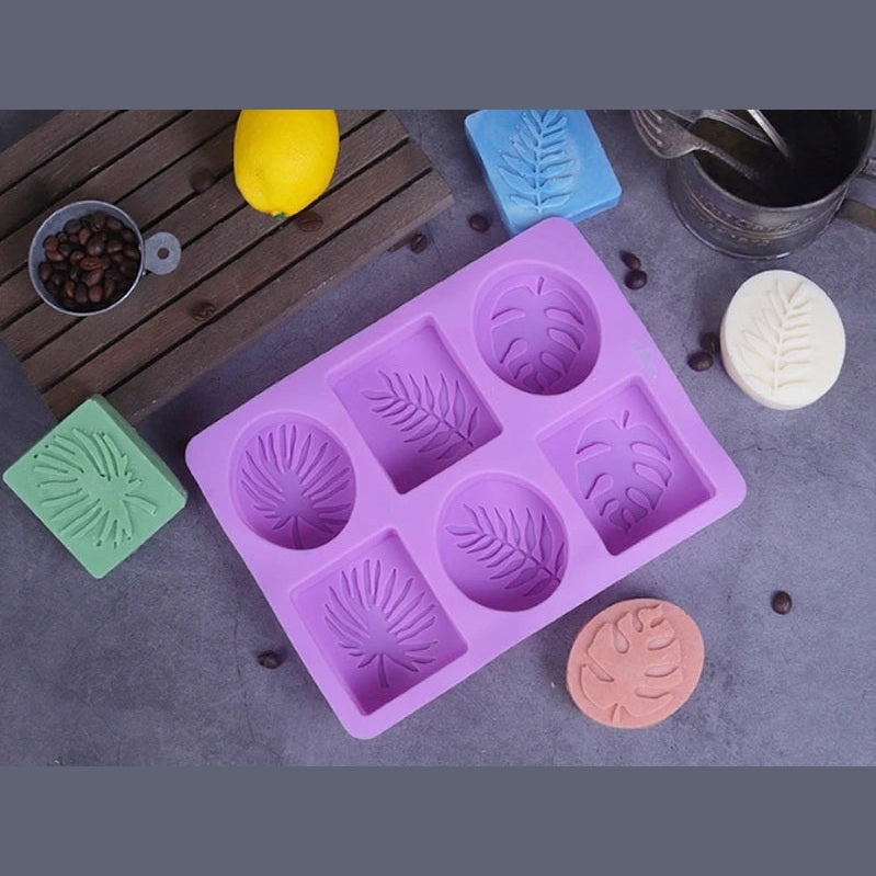 Palm and Olive Tree Silicone Mold for Soap