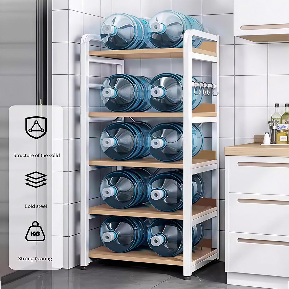 Kitchen Organizer Shelf – 5-Tier Freestanding Utility Storage Rack