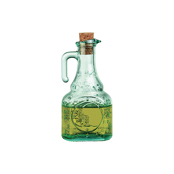 Bormioli rocco country home helios oil bottle with cork lid 21cl