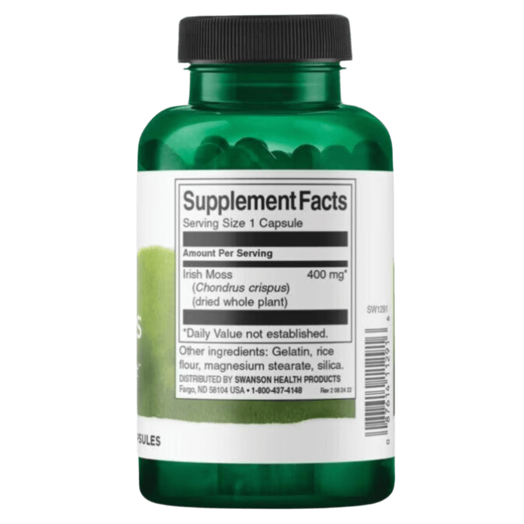 Swanson Full Spectrum Irish Moss – 400 mg | 60 Capsules