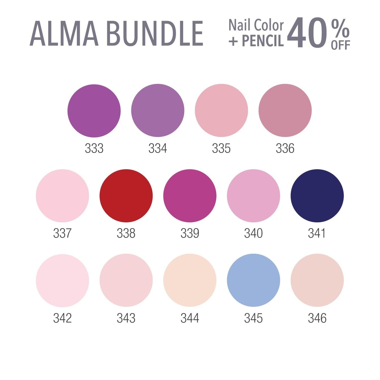 Alma Nail Polish X Lipliner Bundle 40% Off - Medaid International