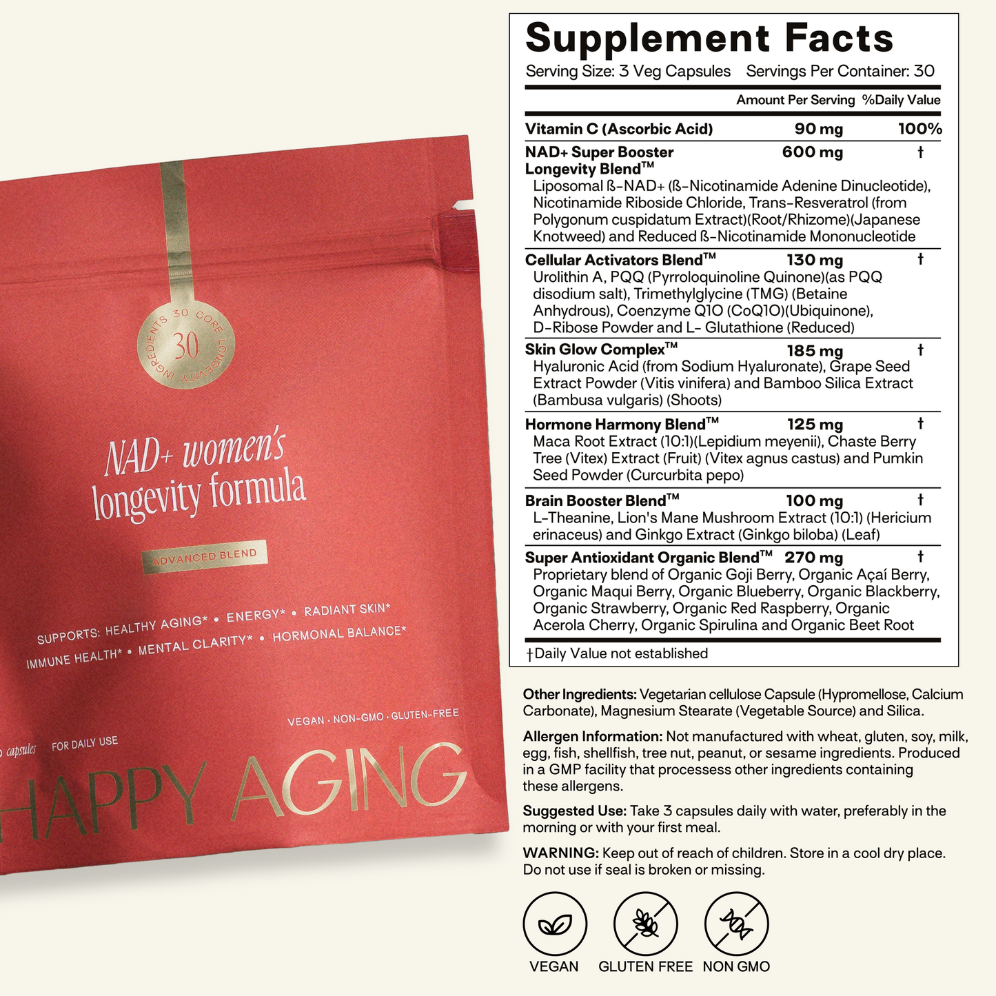 NAD+ Advanced longevity formula