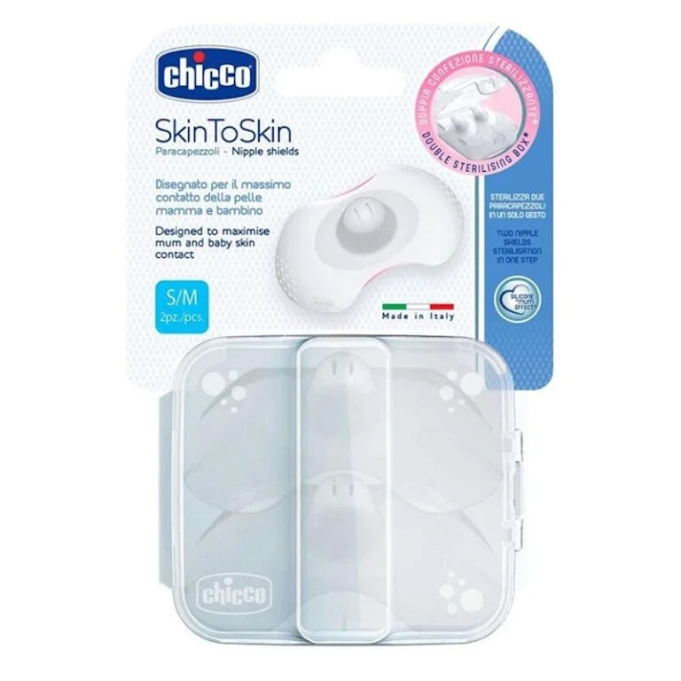 Chicco C - Nipple Silicone Shields S-M - (02253)