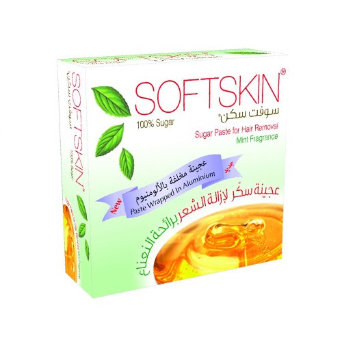 Soft skin sugar paste for hair removal 80g - Mint fragrance - Medaid International
