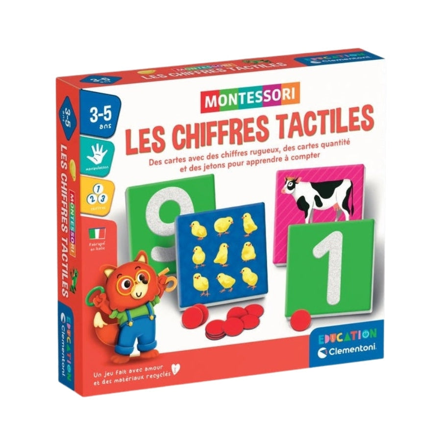 Clementoni Les Chiffres Tactiles - Montessori