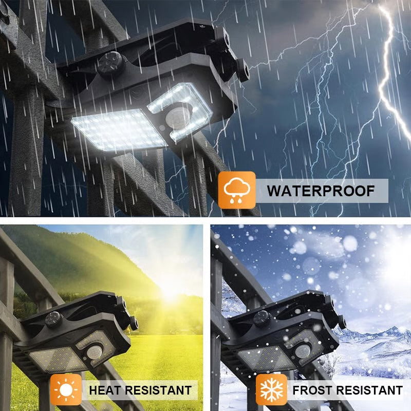 Waterproof Clip Light - Solar Powered مصباح كليب مقاوم للماء يعمل بالطاقة الشمسية