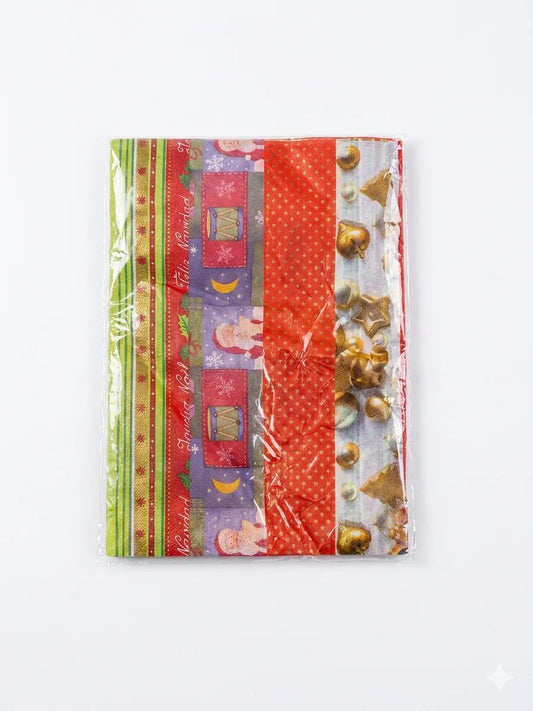 SD Festive Christmas Patterned Paper Napkins | SD In Lebanon