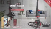 2-in-1 Carpet Vacuum Cleaner Hard Floor Cleaner with Built-in Heater | 800W | KD2042