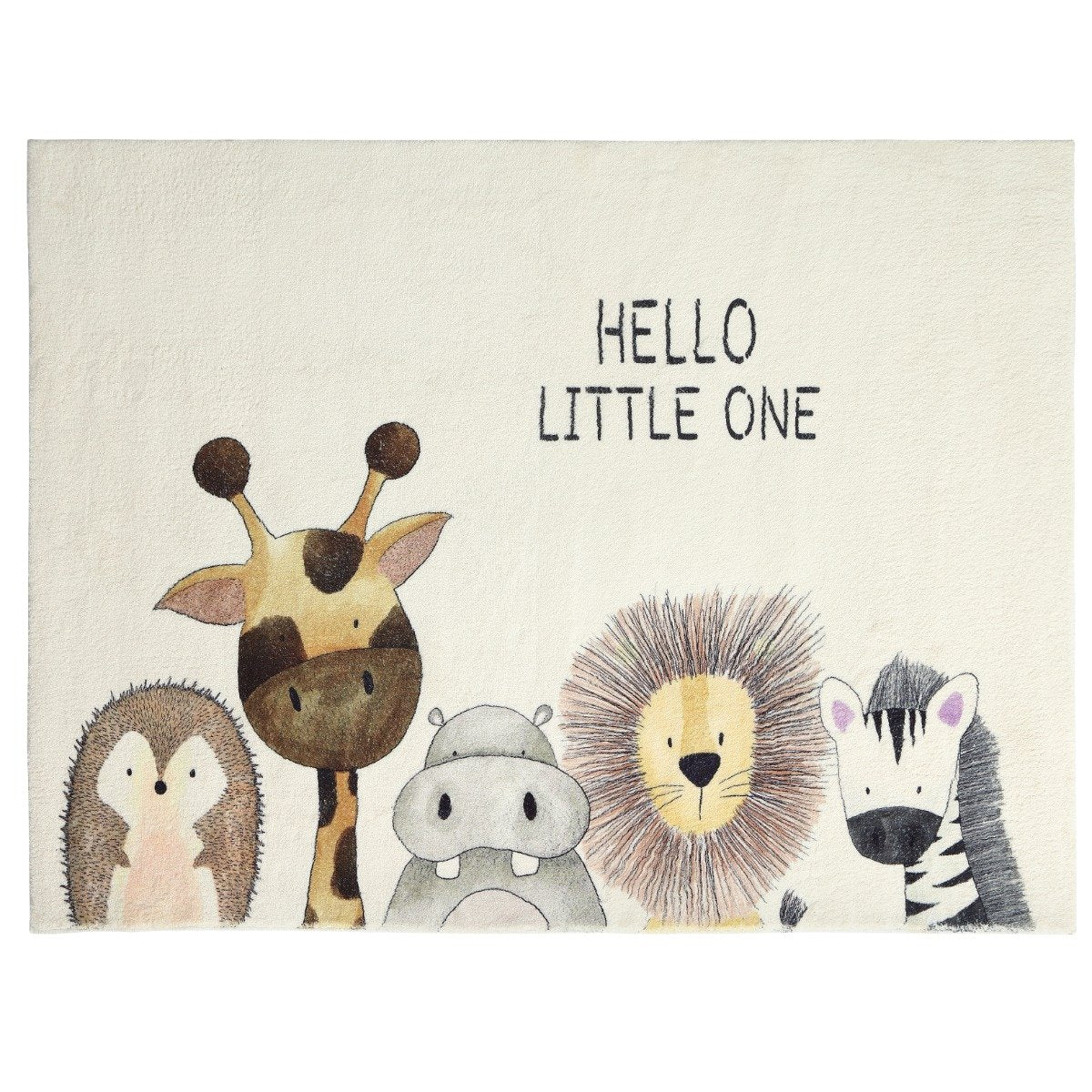 Miila - Baby Cashmere Rug 120x160cm Safari Animal - Nursery Decor