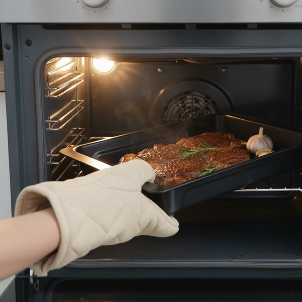 Danny Home Carbon Steel Roaster Pan 38.5cm