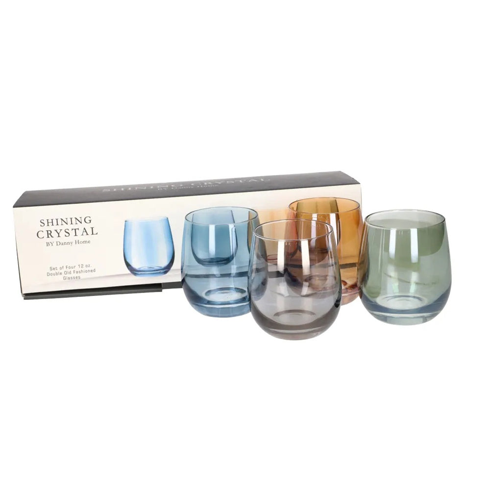Danny Home 4-Pieces Crystal Glasses 345ml